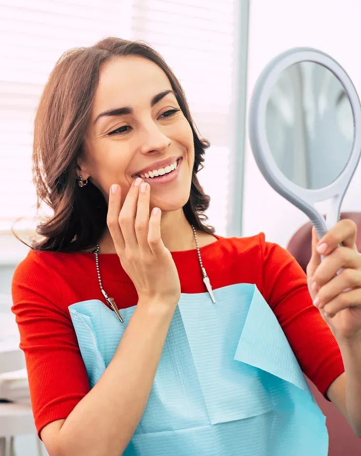 Smiling dentist