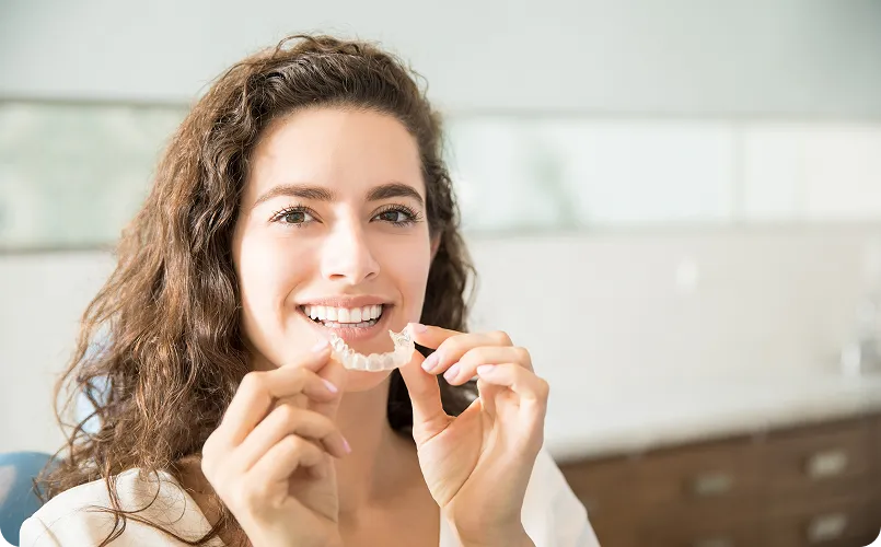 Smiling dentist