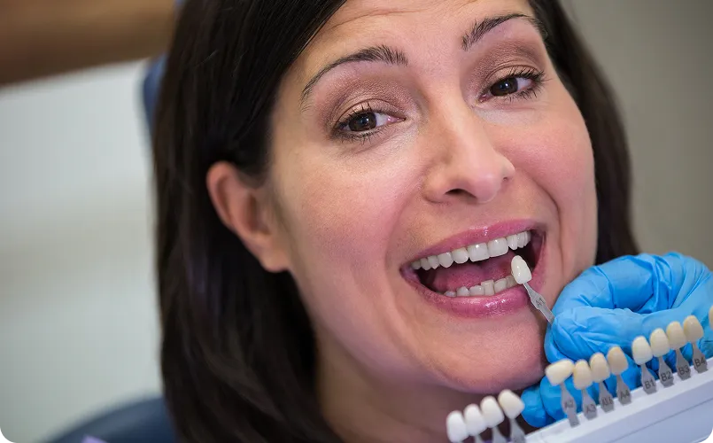 Smiling dentist