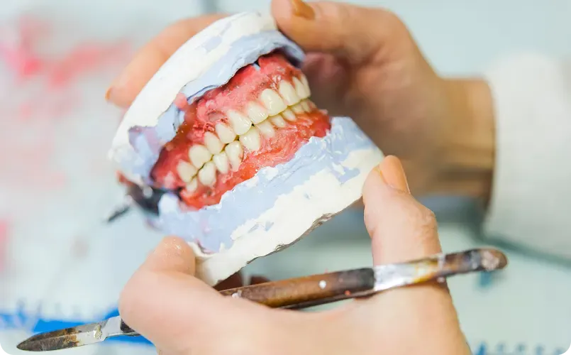 Smiling dentist